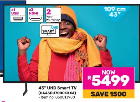 43" UHD Smart TV (UA43DU7000KXXA)