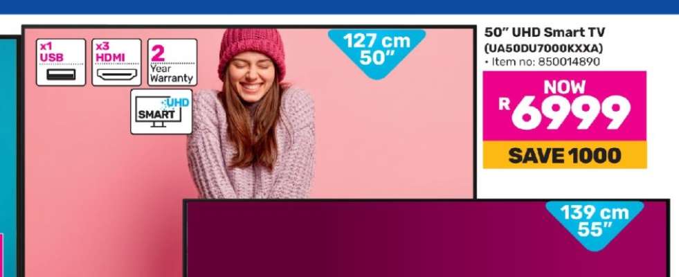 50" UHD Smart TV