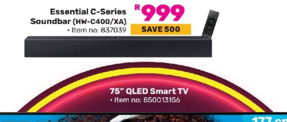 Essential C-Series Soundbar (HW-C400/XA)