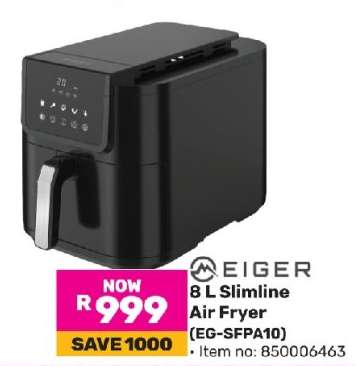EIGER 8 L Slimline Air Fryer