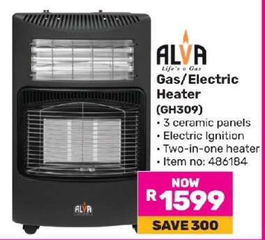 Alva Gas/ Electric Heater GH309