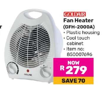 Goldair Fan Heater GFH-2000A