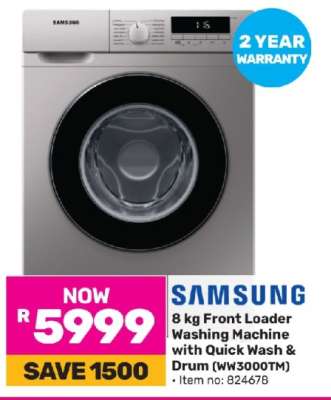 Samsung 8 kg Front Loader Washing Machine