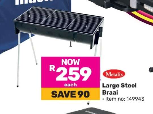 Large Steel Braai