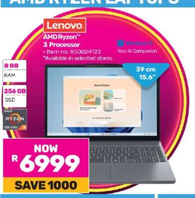 Lenovo AMD Ryzen Laptop