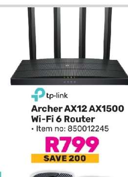 Archer AX12 AX1500 Wi-Fi 6 Router