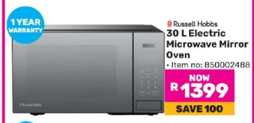 Russell Hobbs 30 L Electric Microwave Mirror Oven