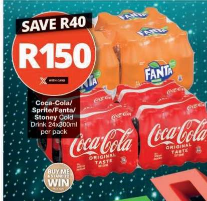 Coca-Cola/Sprite/Fanta/Stoney Cold Drink
