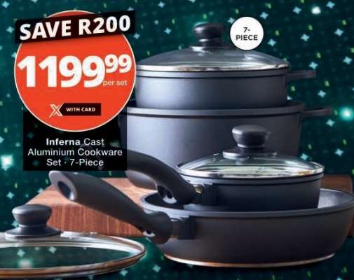 Inferna Cast Aluminium Cookware Set