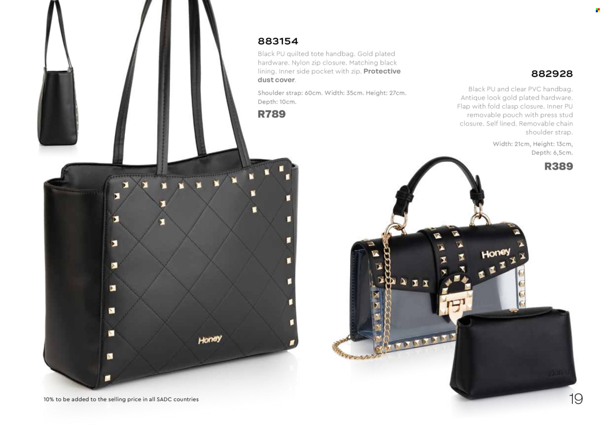 Honey specials. Page 21