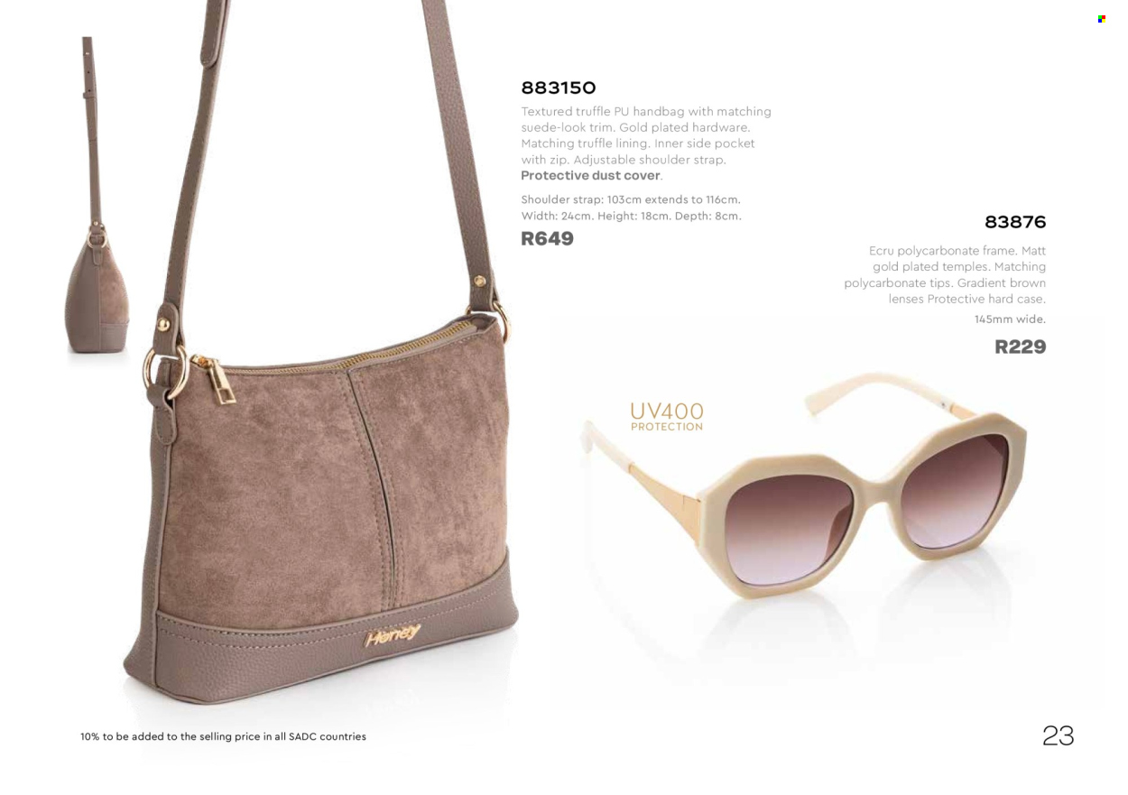 Honey specials. Page 25