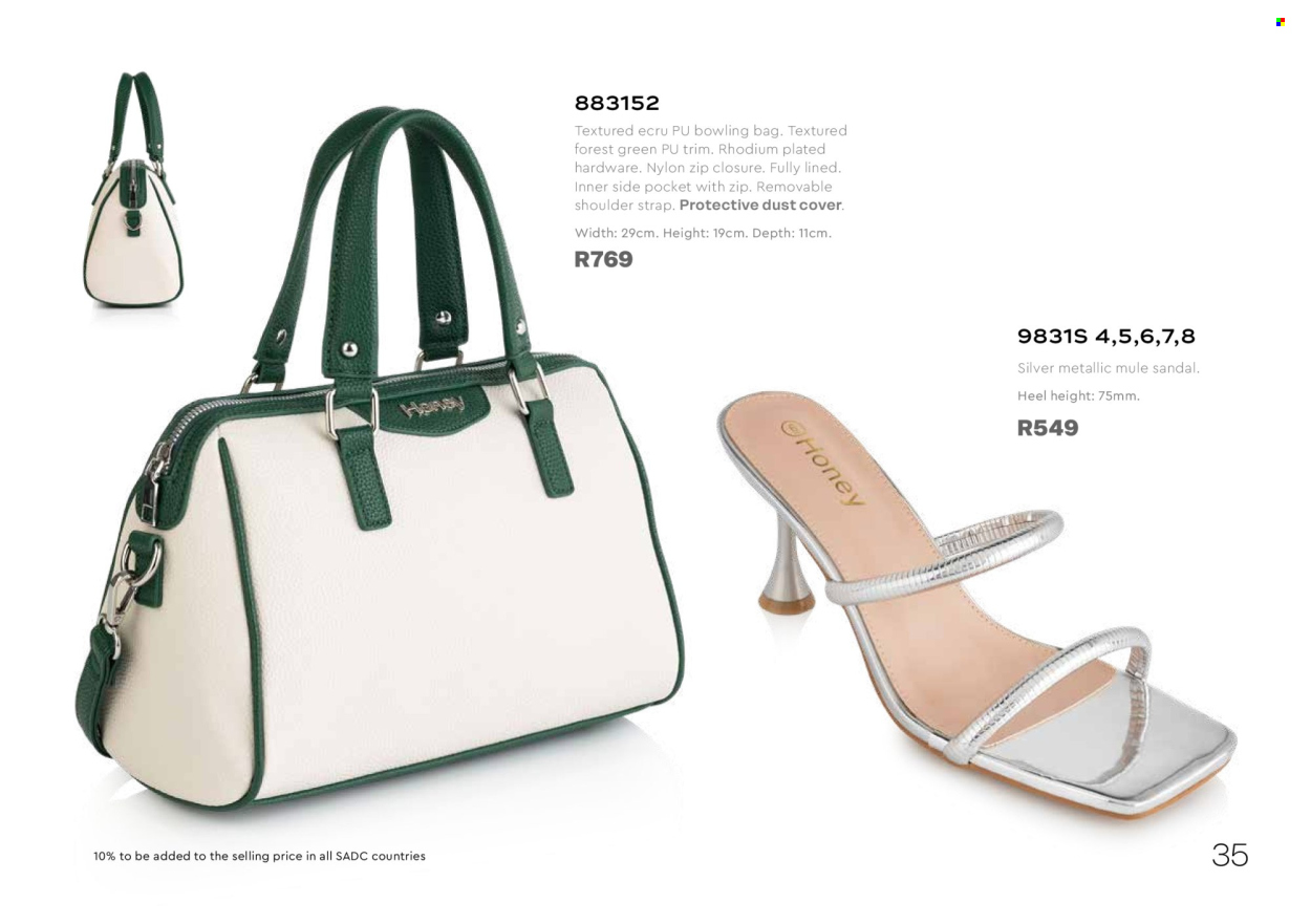 Honey specials. Page 37