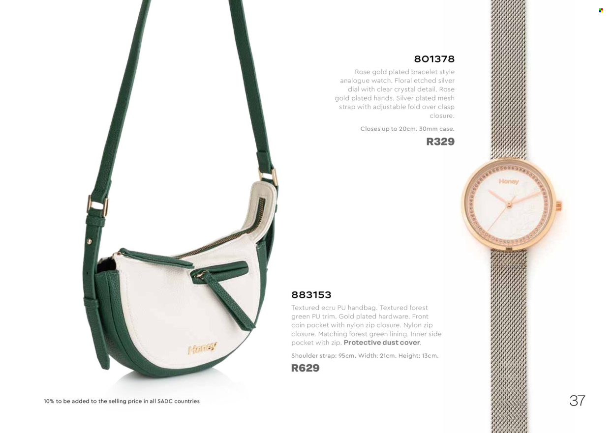 Honey specials. Page 39