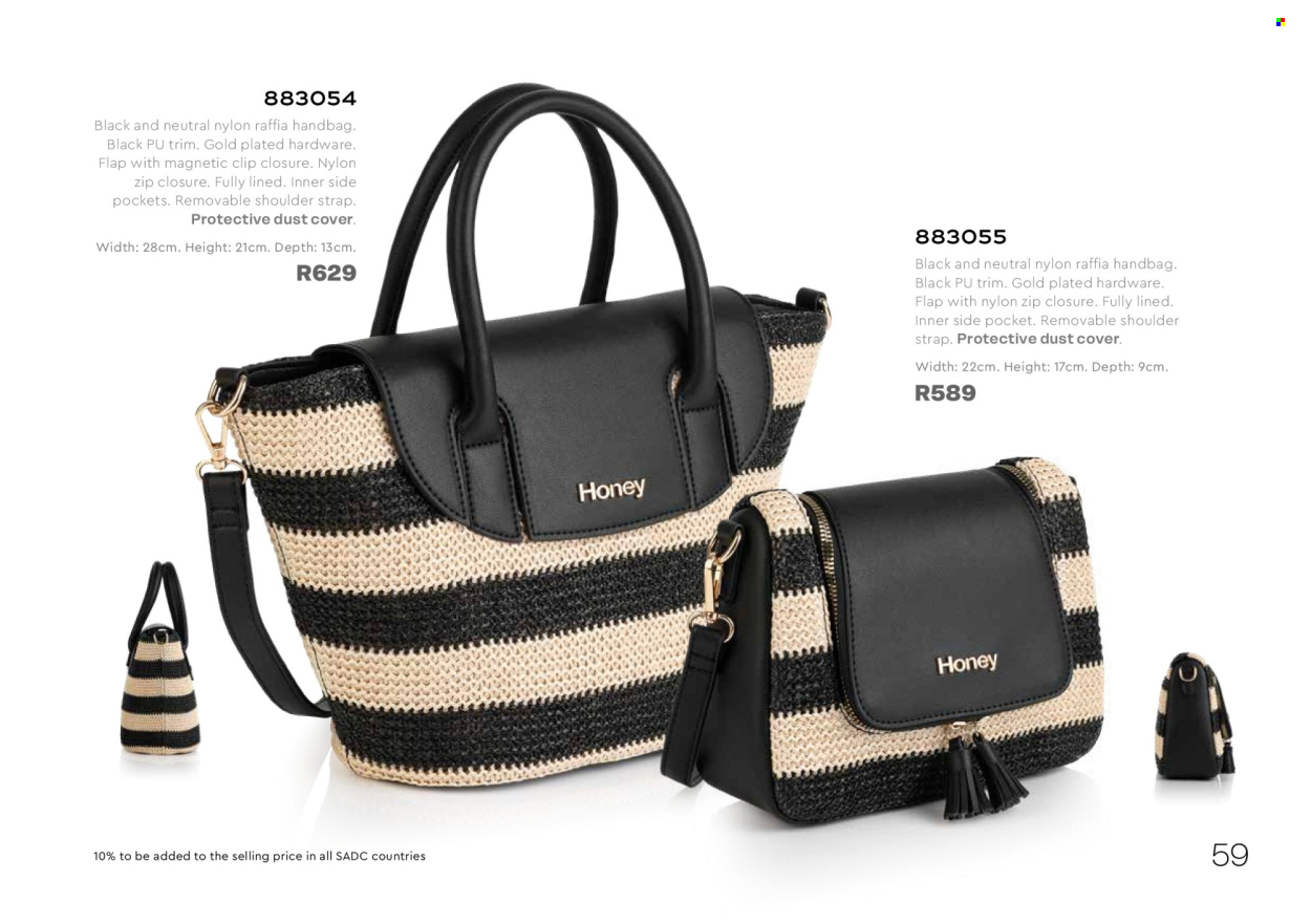 Honey specials. Page 61