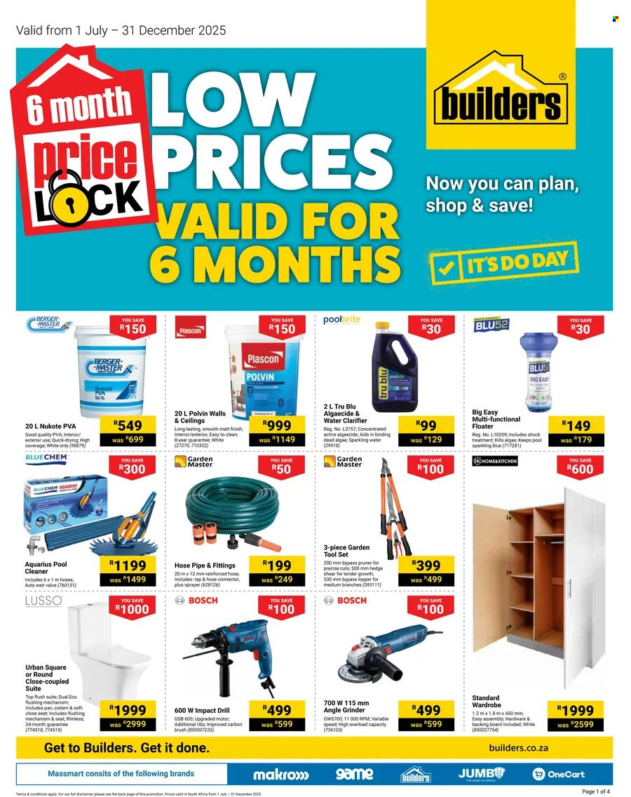 Builders specials - 01/07/2025 - 31/12/2025. Page 1
