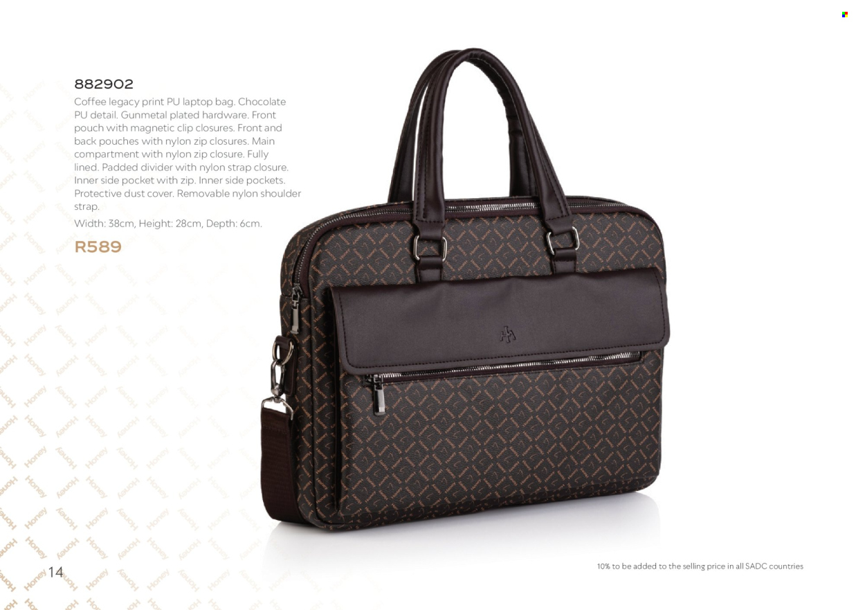 Honey specials. Page 16