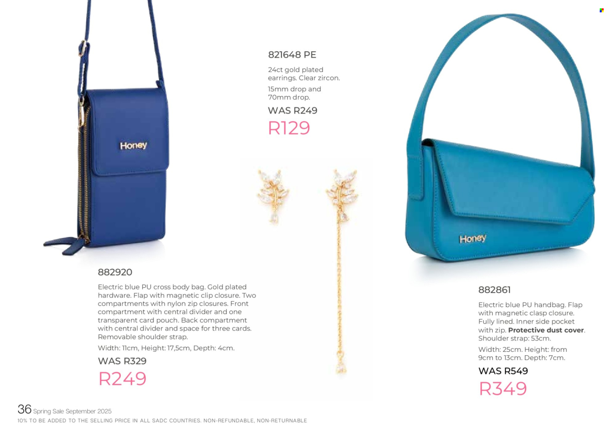 Honey specials. Page 38