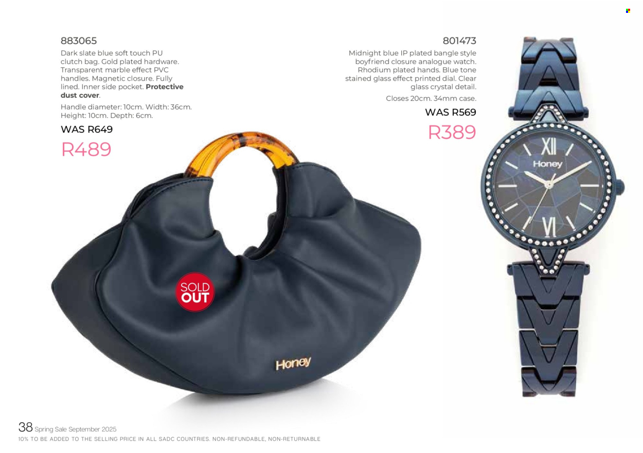 Honey specials. Page 40