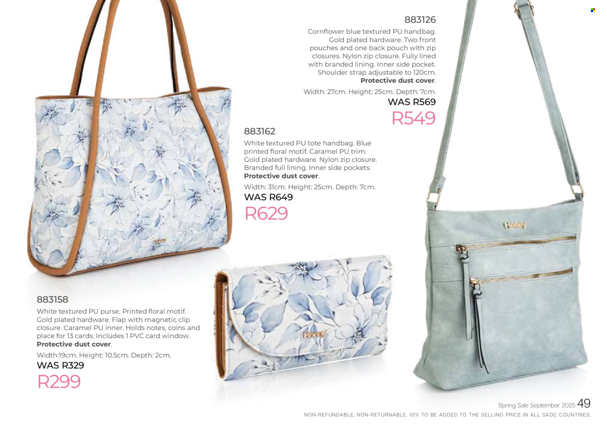 Honey specials. Page 51