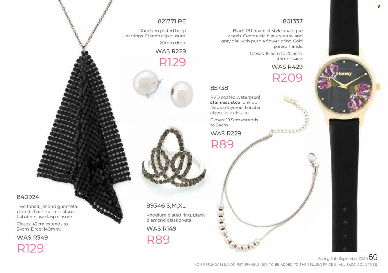 Honey specials. Page 61