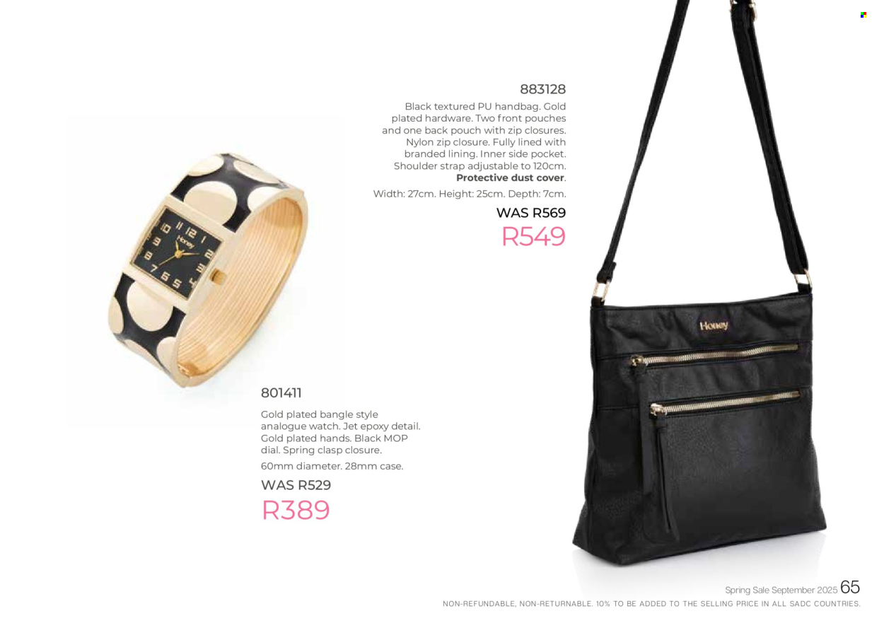 Honey specials. Page 67