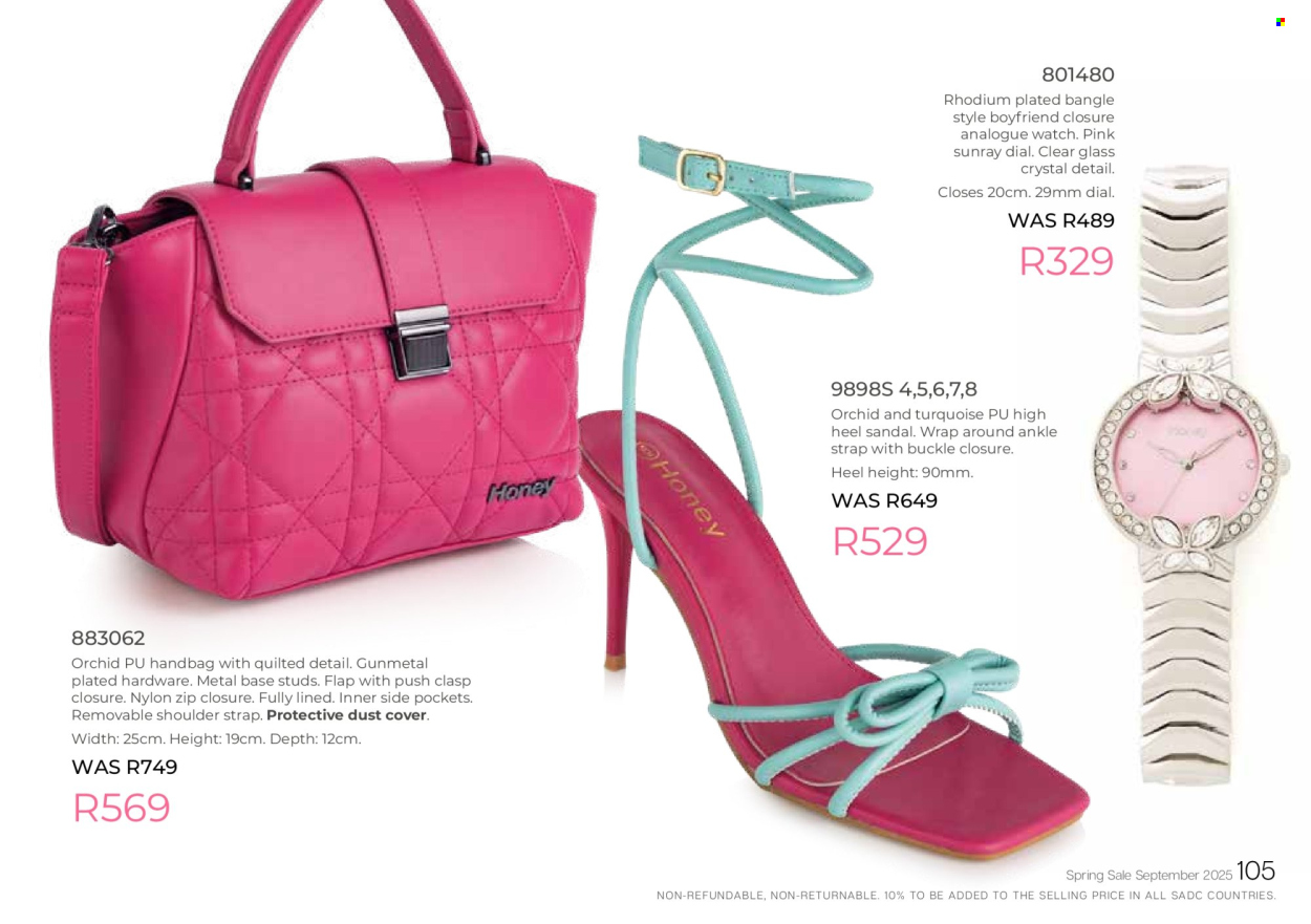 Honey specials. Page 107