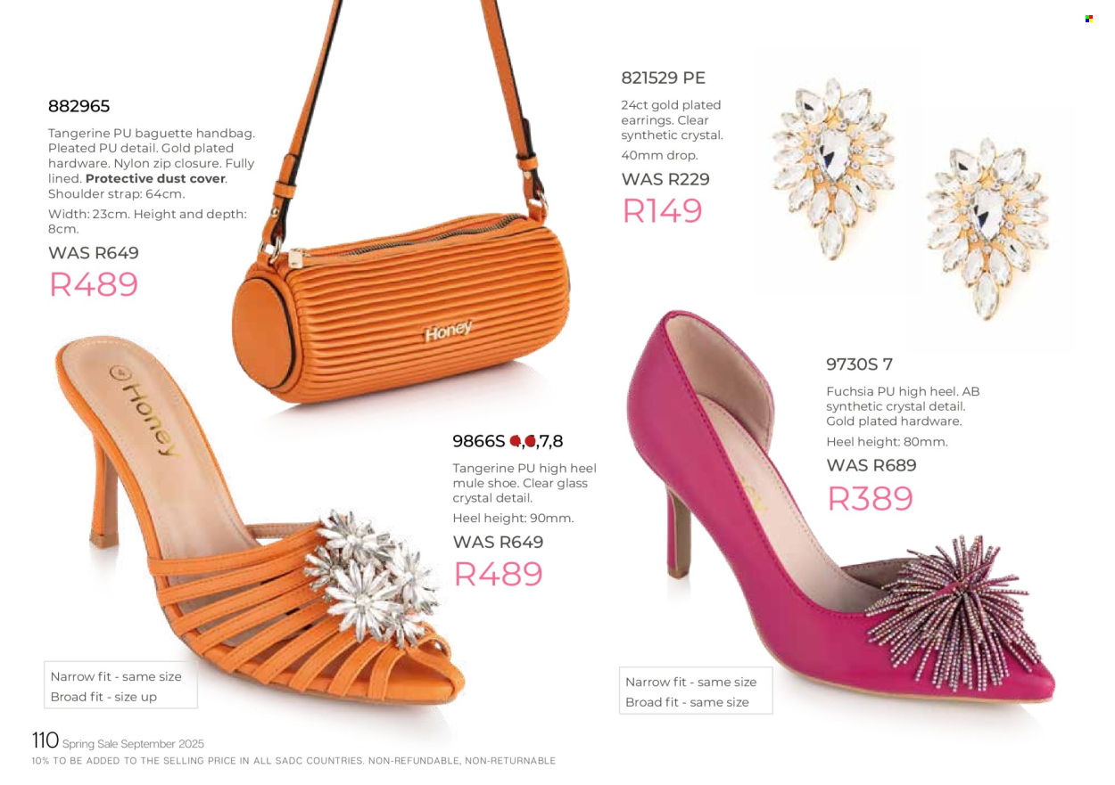 Honey specials. Page 112