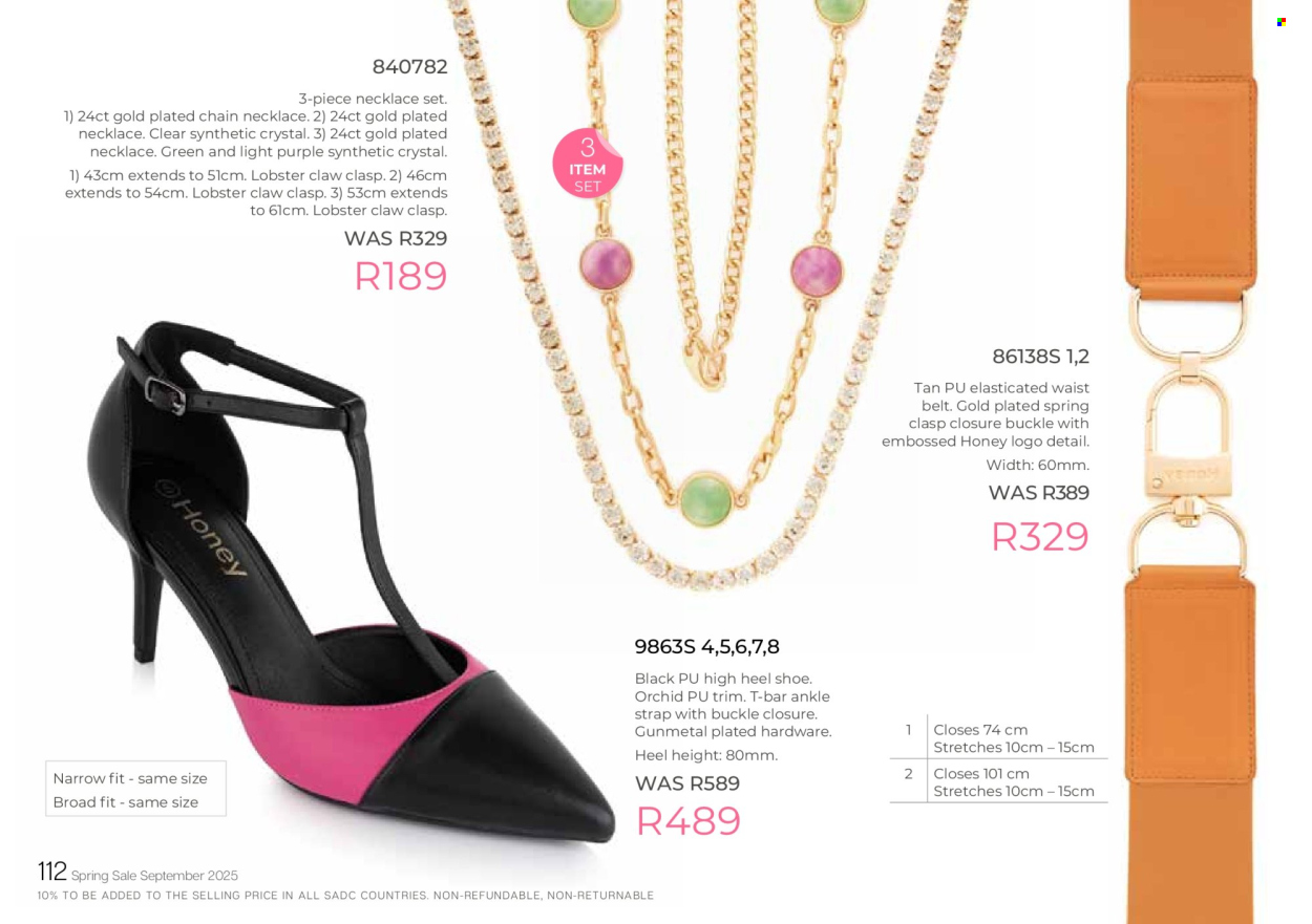 Honey specials. Page 114