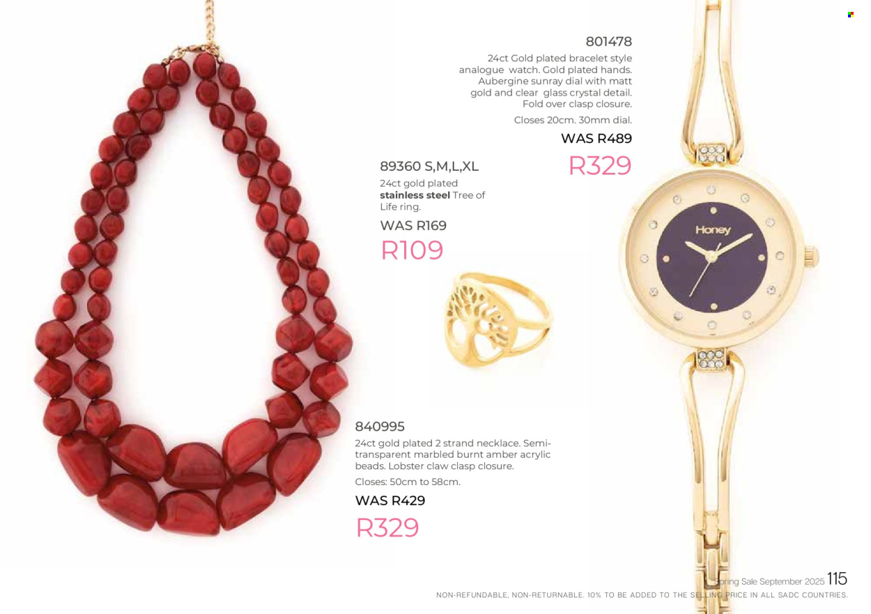 Honey specials. Page 117