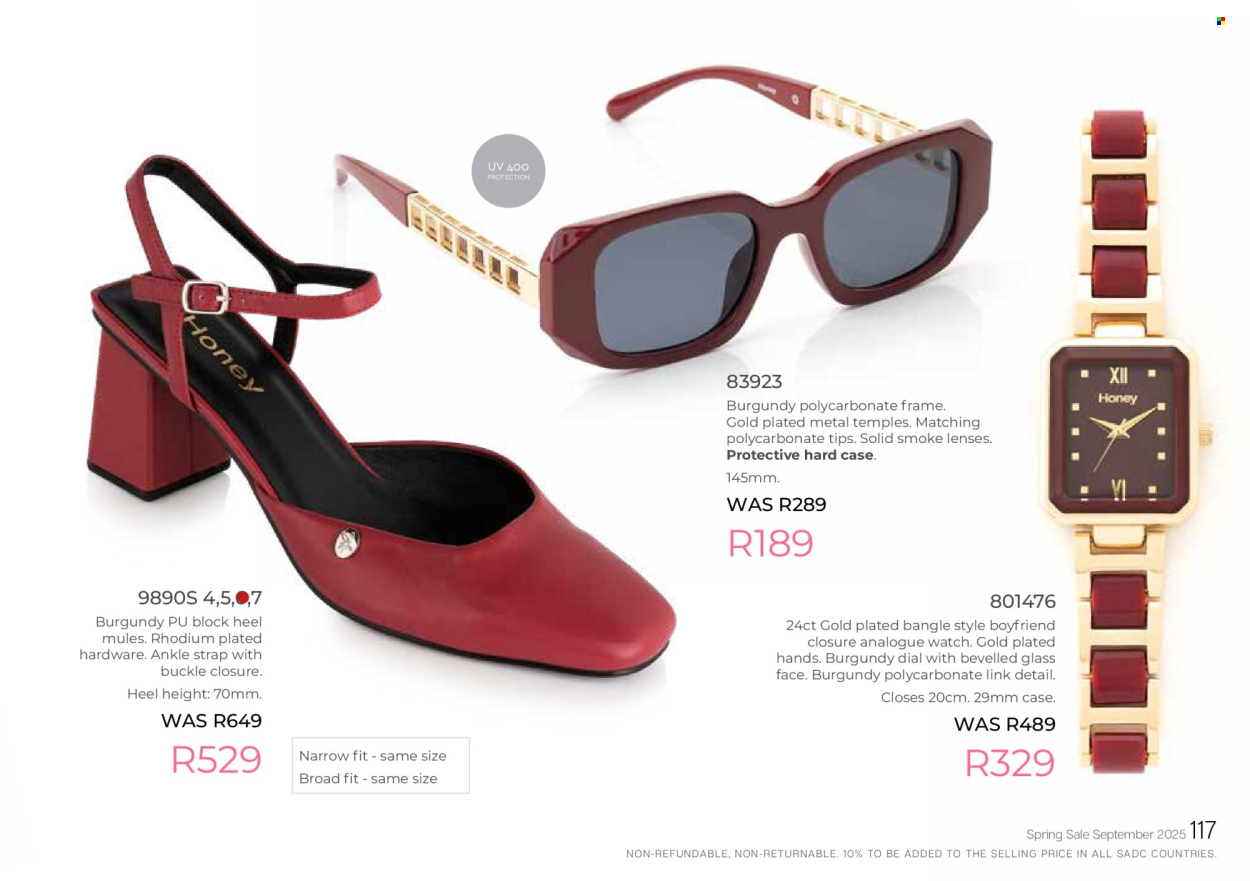 Honey specials. Page 119