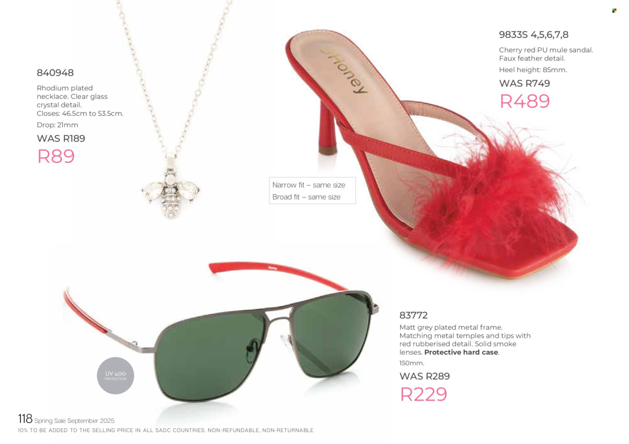 Honey specials. Page 120