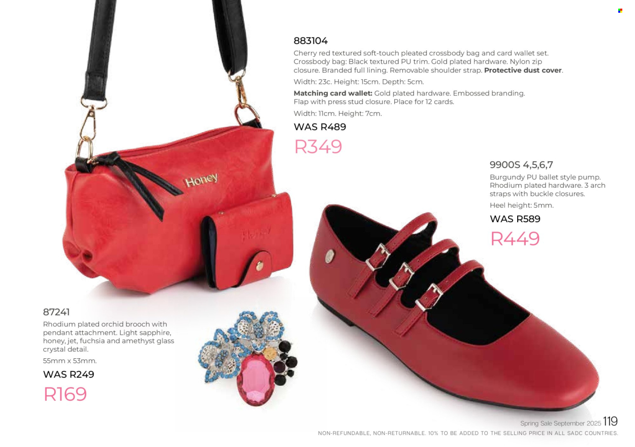 Honey specials. Page 121