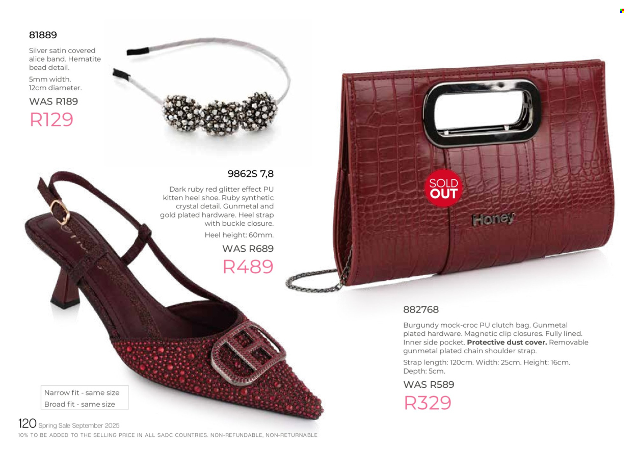 Honey specials. Page 122