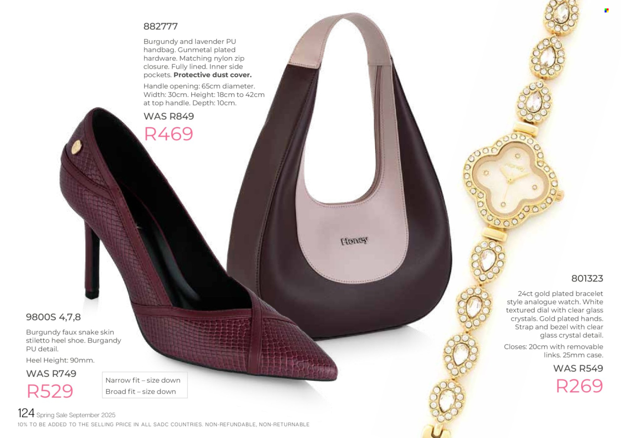 Honey specials. Page 126