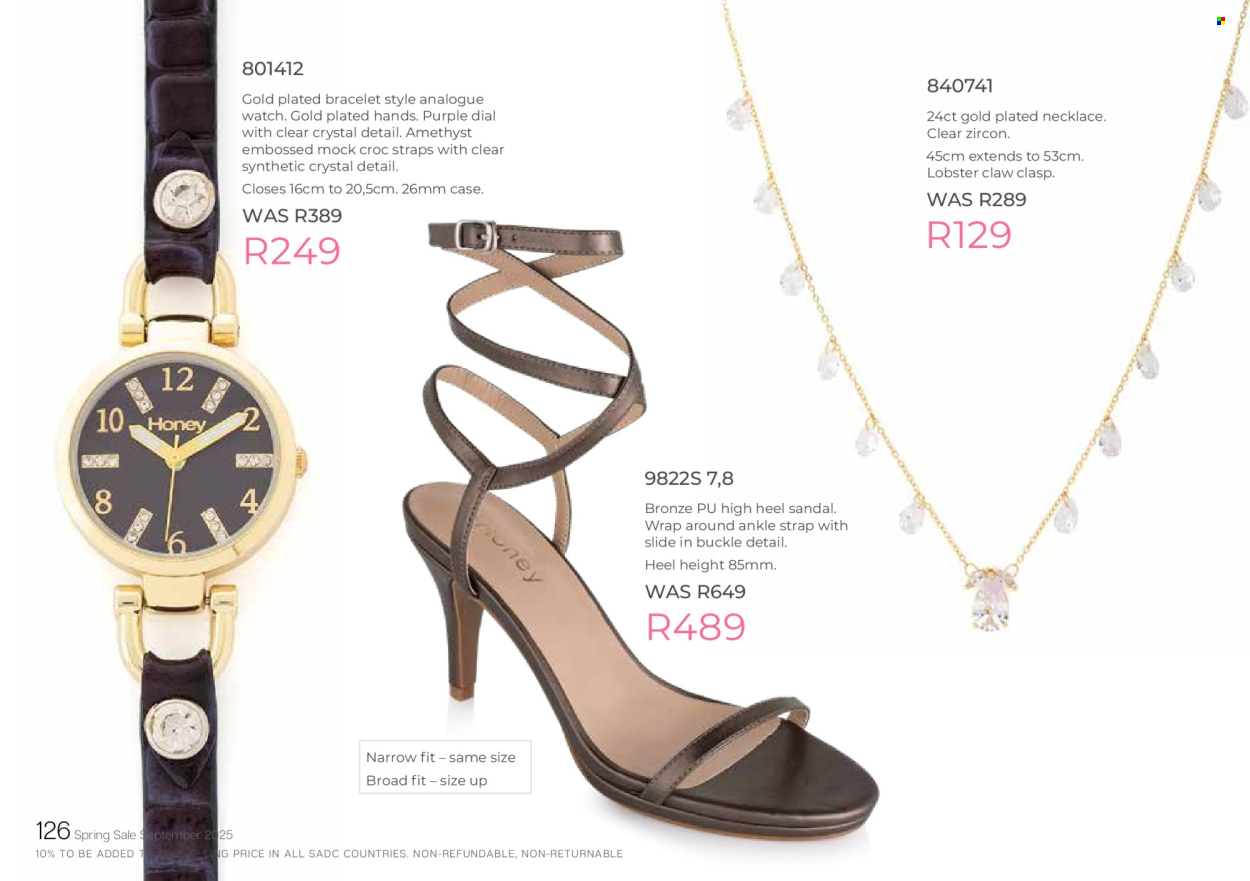 Honey specials. Page 128