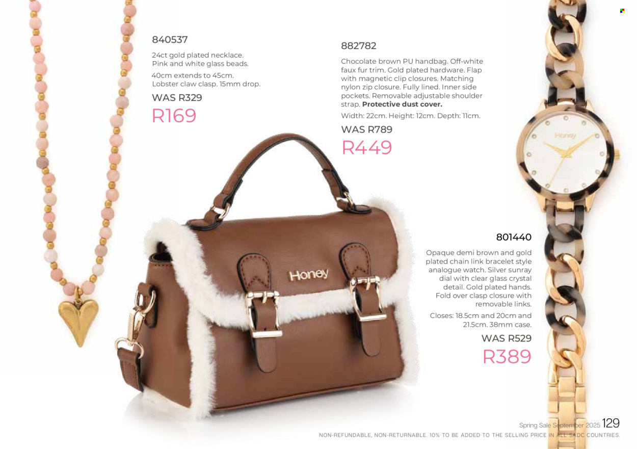 Honey specials. Page 131