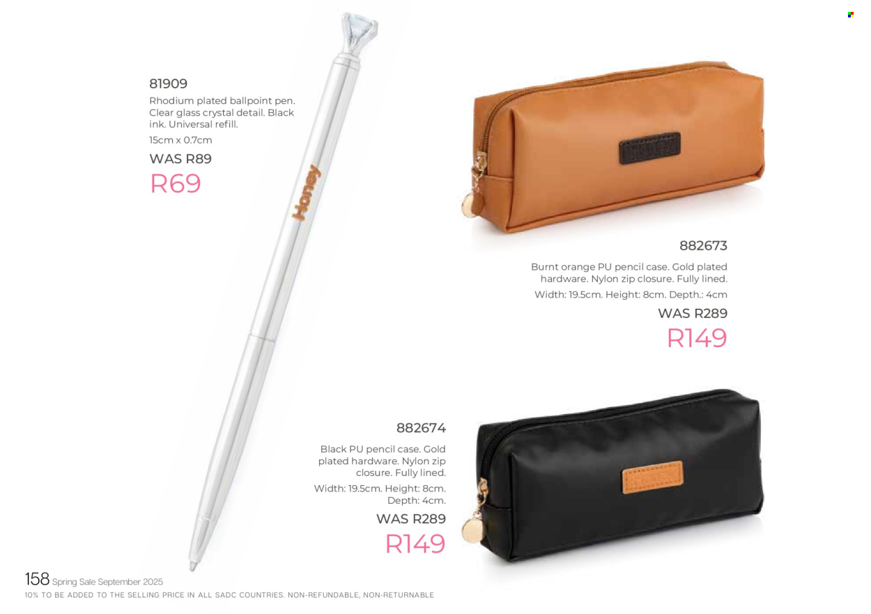 Honey specials. Page 160