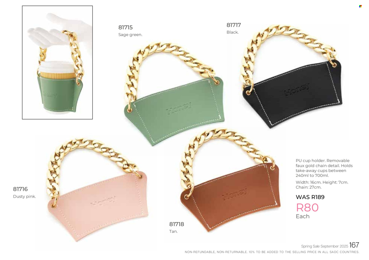 Honey specials. Page 169