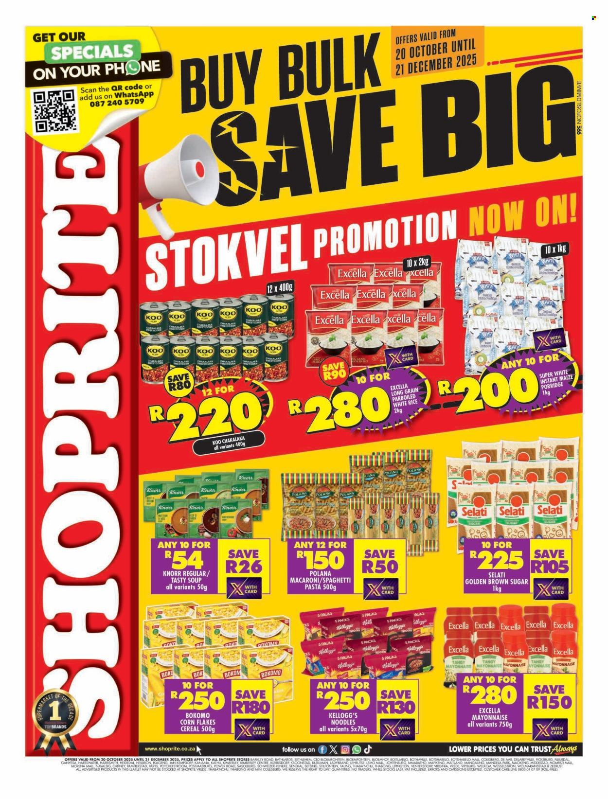 Shoprite specials - 20/10/2025 - 21/12/2025. Page 1