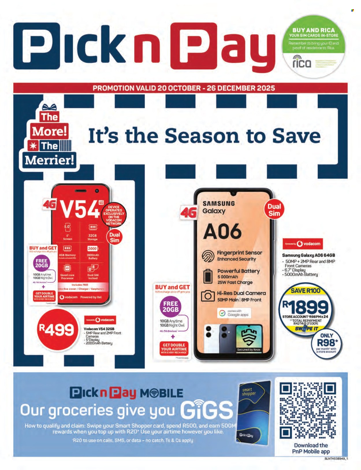 Pick n Pay specials - 20/10/2025 - 26/12/2025. Page 1