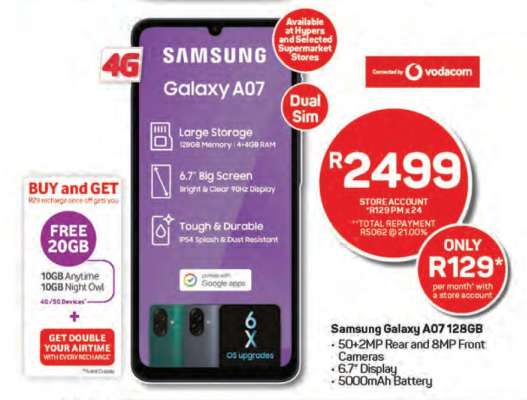 Samsung Galaxy A07 128GB