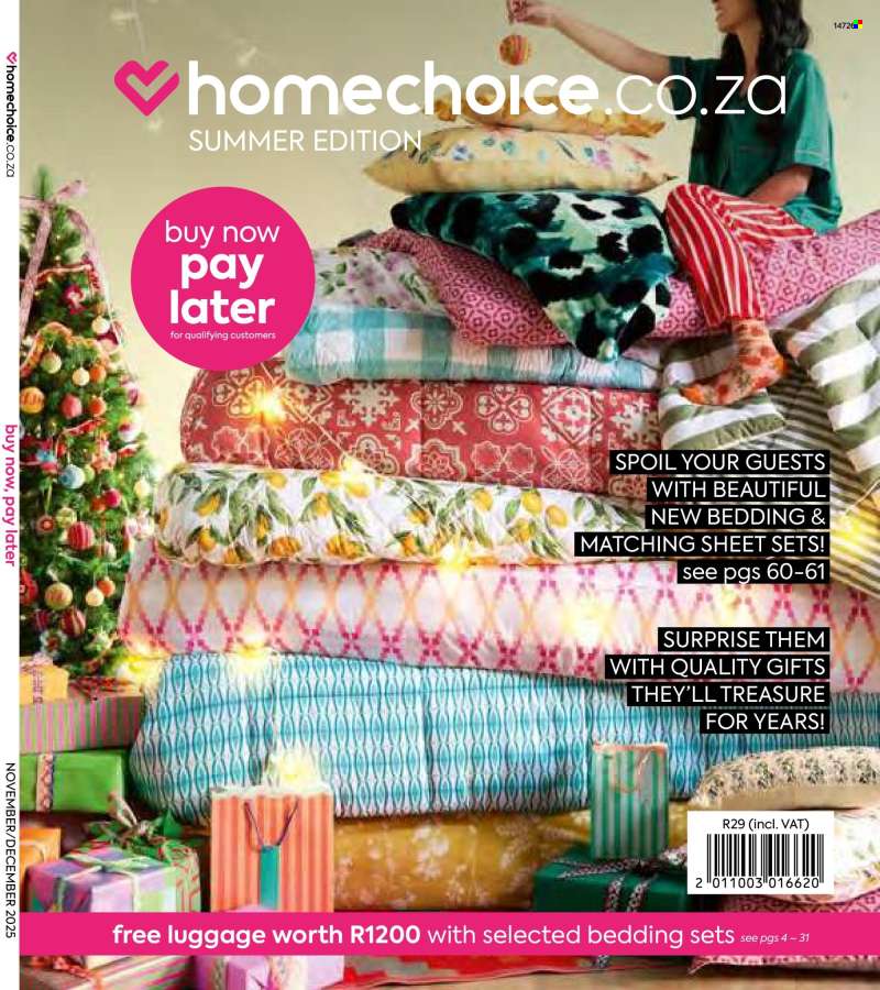 HomeChoice catalogue  - 01/11/2025 - 31/12/2025.