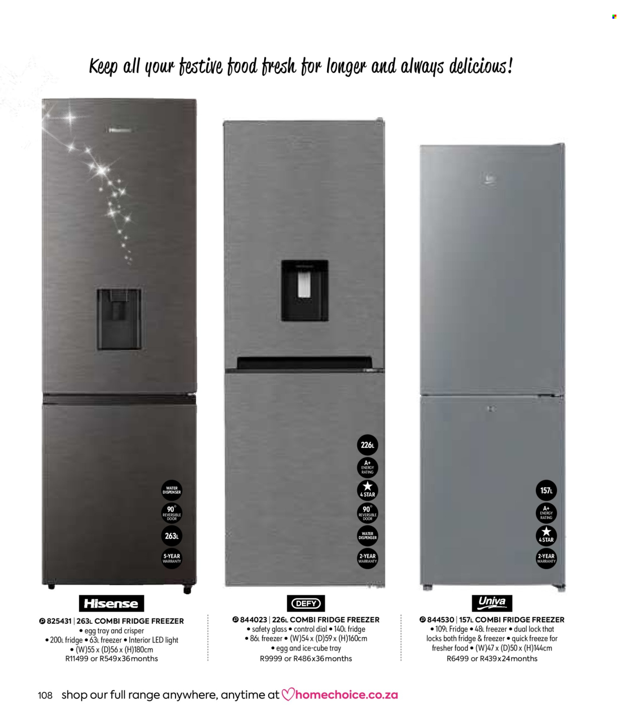 HomeChoice specials - 01/11/2025 - 31/12/2025. Page 108