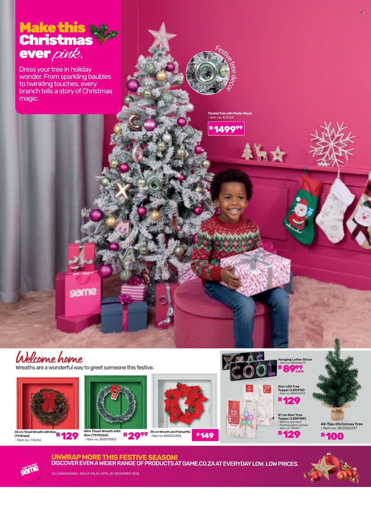 Game specials - 27/10/2025 - 30/12/2025. Page 2