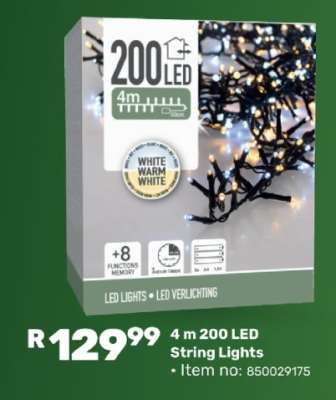 4 m 200 LED String Lights