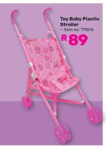 Toy Baby Plastic Stroller
