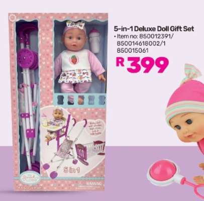 5-in-1 Deluxe Doll Gift Set
