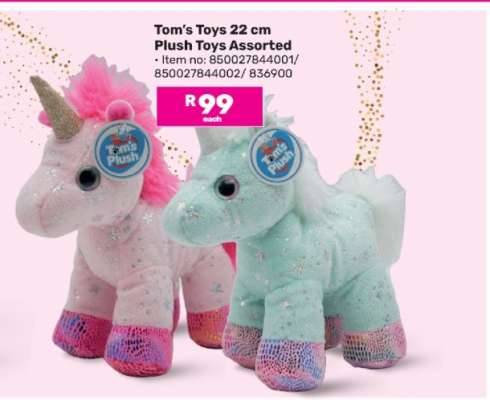 Tom's Toys 22 cm Plush Toys Assorted