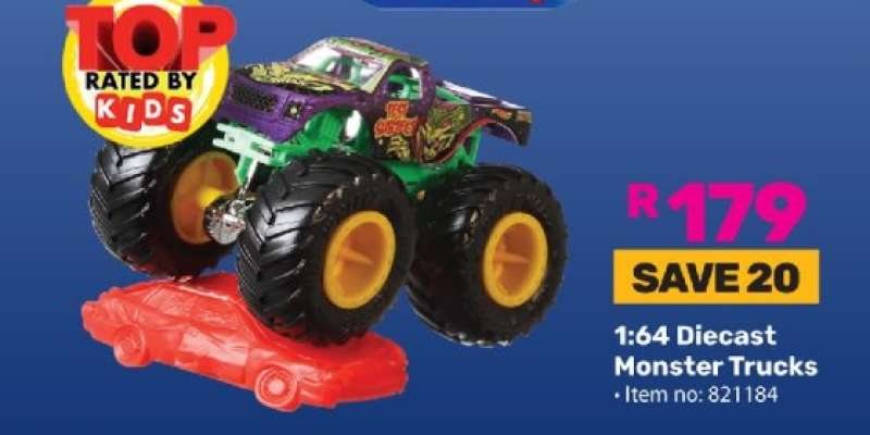 1:64 Diecast Monster Trucks