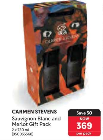 CARMEN STEVENS Sauvignon Blanc and Merlot Gift Pack